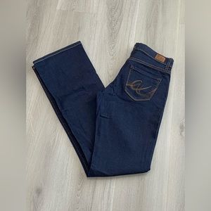2/$50 🌸🌸NEW🌸 Express Women Bootcut Jeans size 0 Slimming Dark Wash Trendy